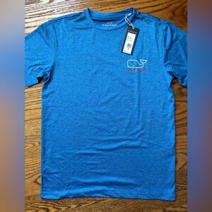 Vineyard Vines Heather Blue Short Sleeve Tee